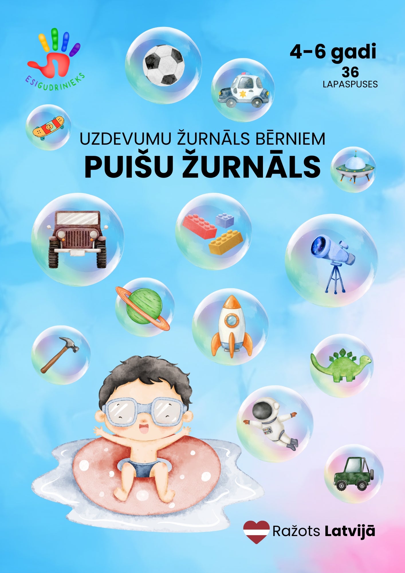 Pre-order PUIŠU ŽURNĀLS (4-6 gadi)