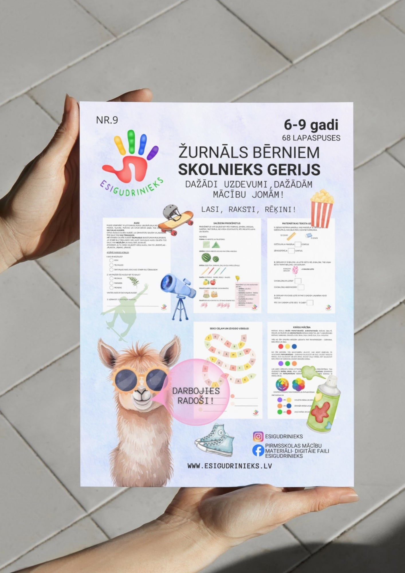Žurnāls Nr. 9 “SKOLNIEKS GERIJS” 6-9 gadi