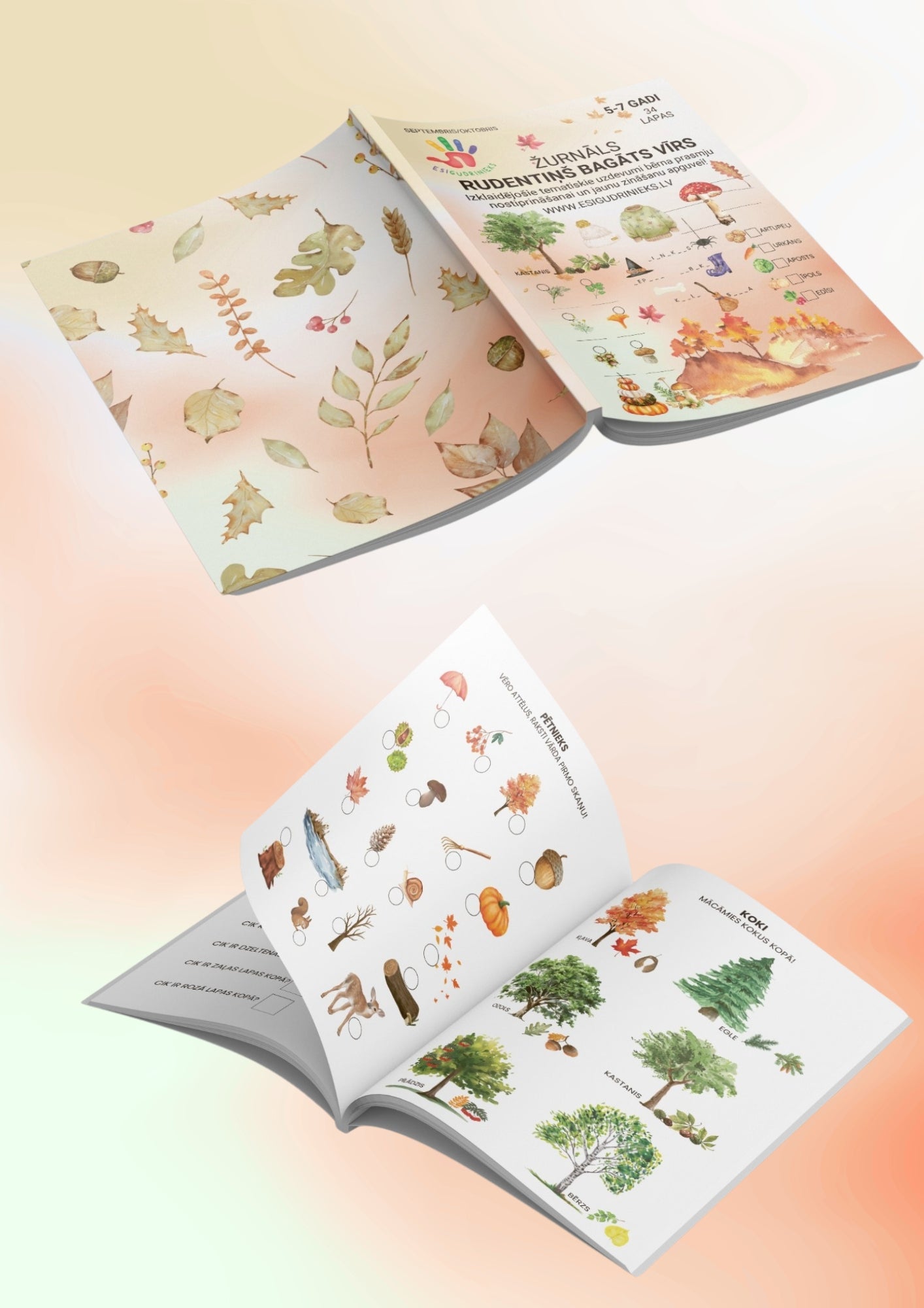 Žurnāls RUDENTIŅŠ BAGĀTS VĪRS 5-7 gadi