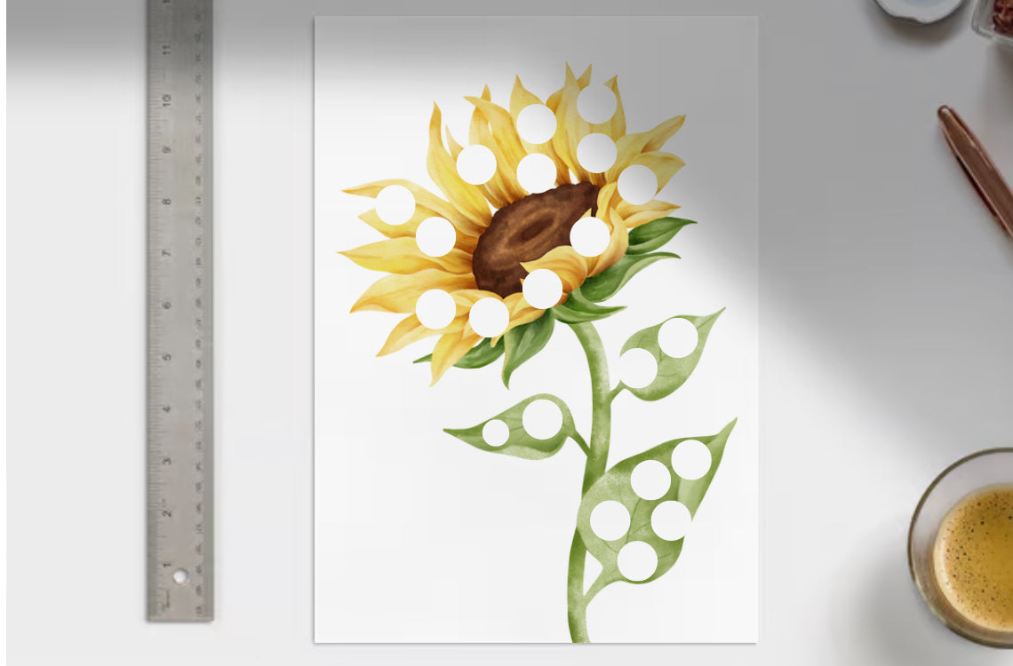 Plastilīna krājums - puķes