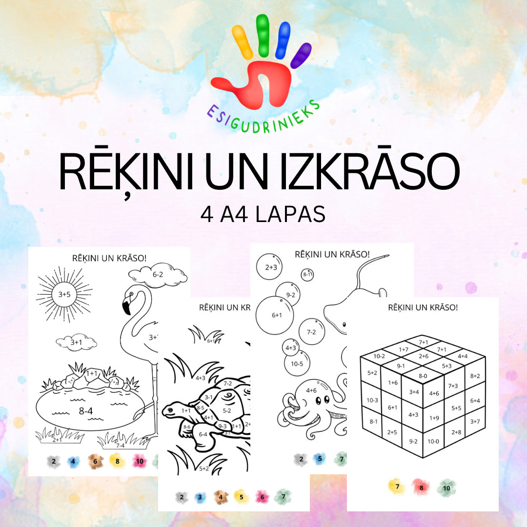 Rēķini un izkrāso
