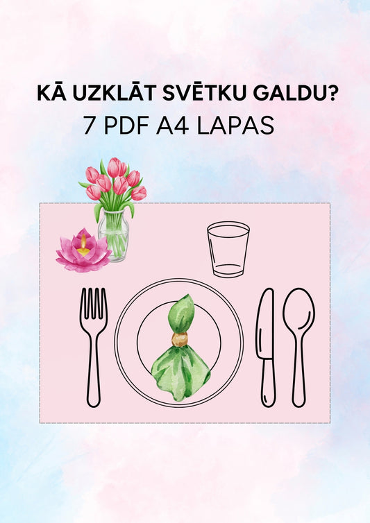 Kā uzklāt svētku galdu