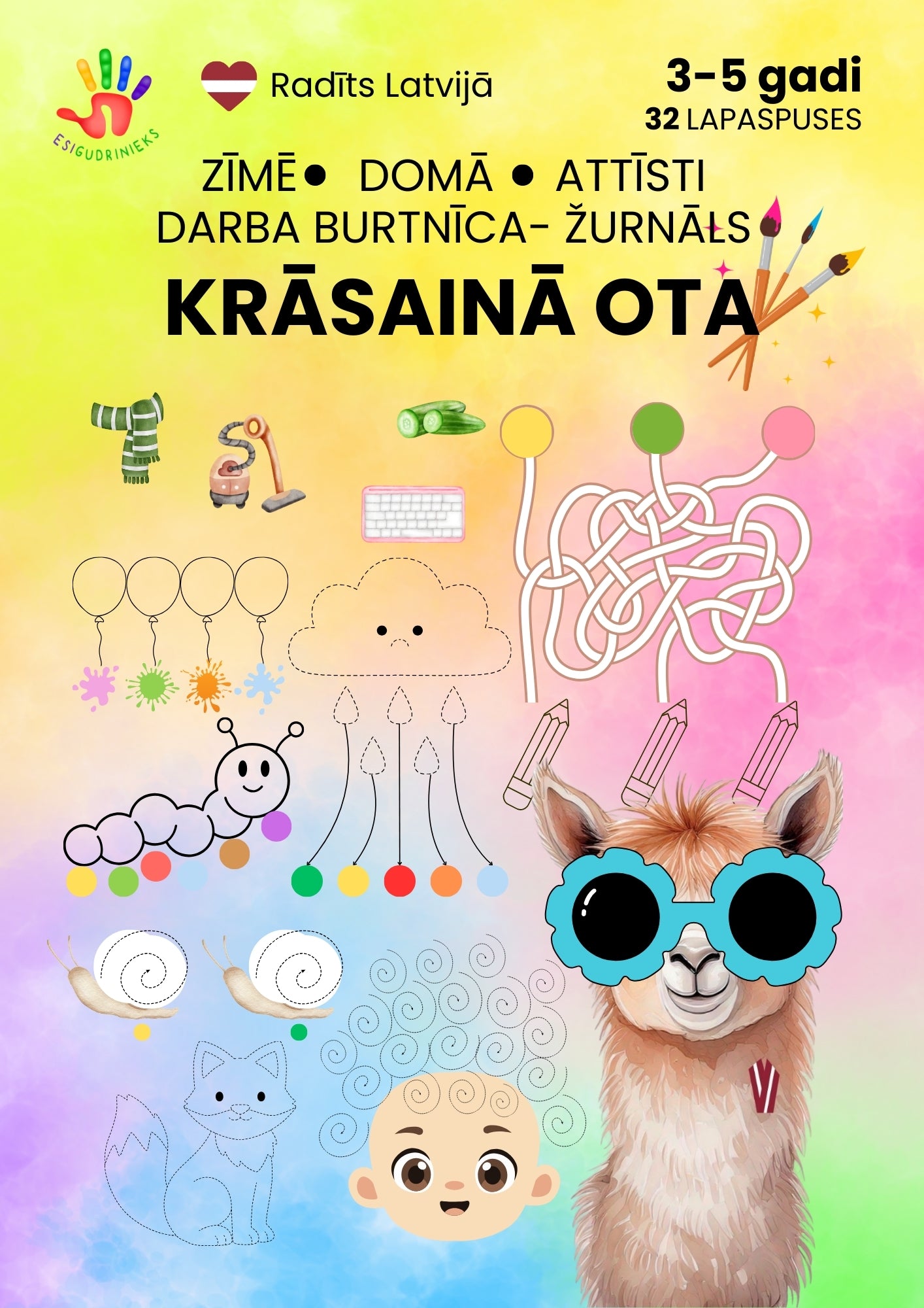 Žurnāls KRĀSAINĀ OTA 3-5 gadi