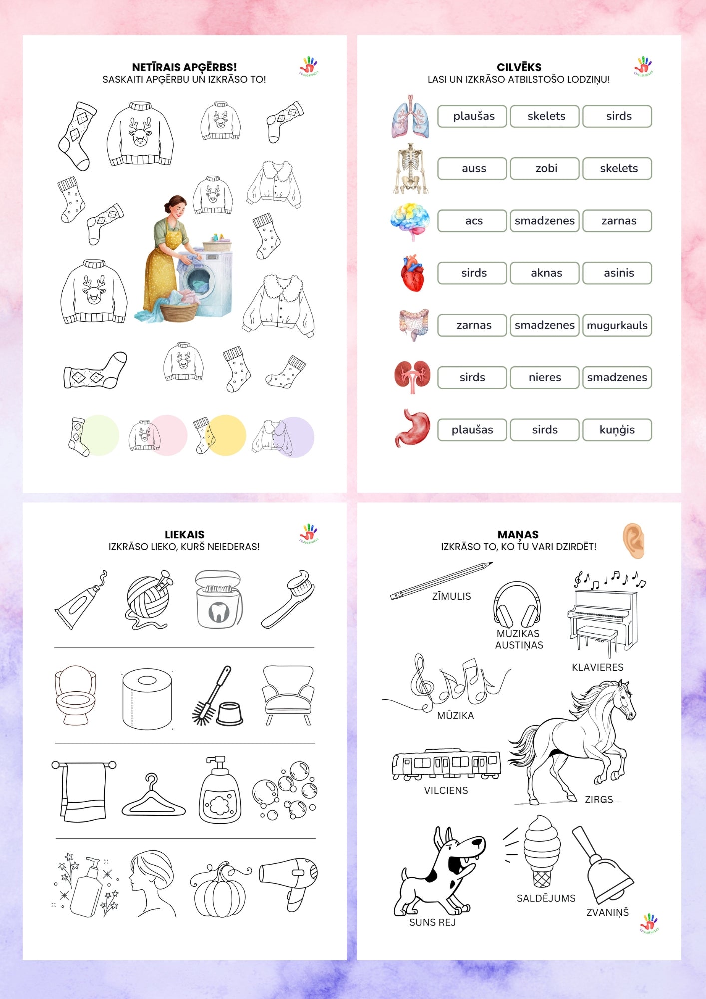 Žurnāls CILVĒKA ĶERMENIS UN HIGIĒNA (4-7 gadi)