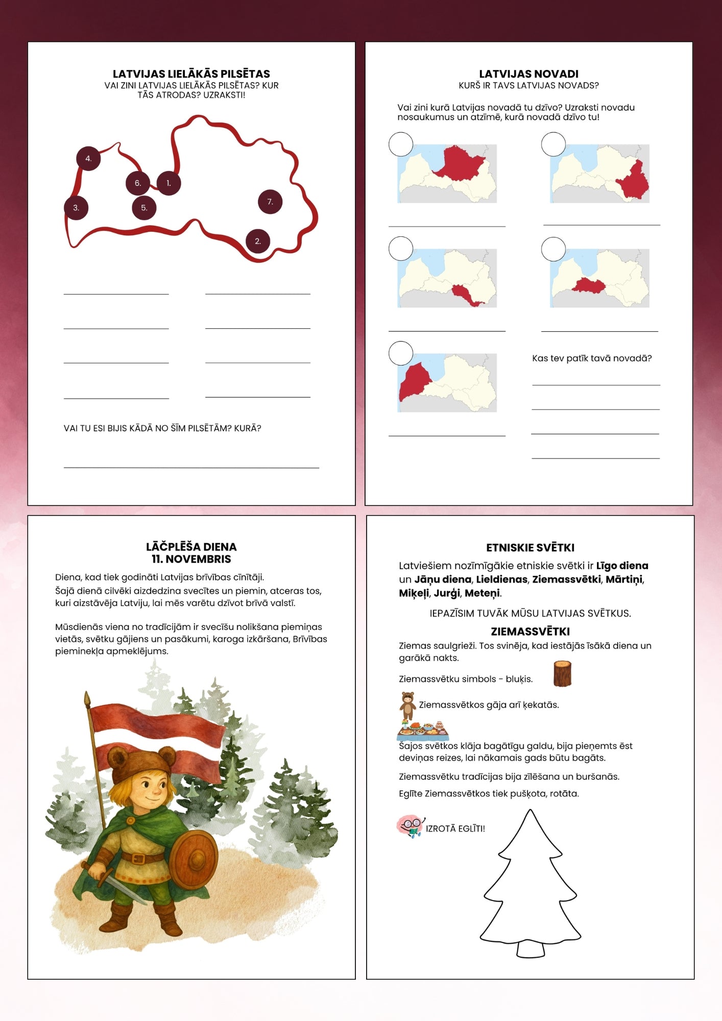 Žurnāls IEPAZĪSTI LATVIJU 5-7 gadi