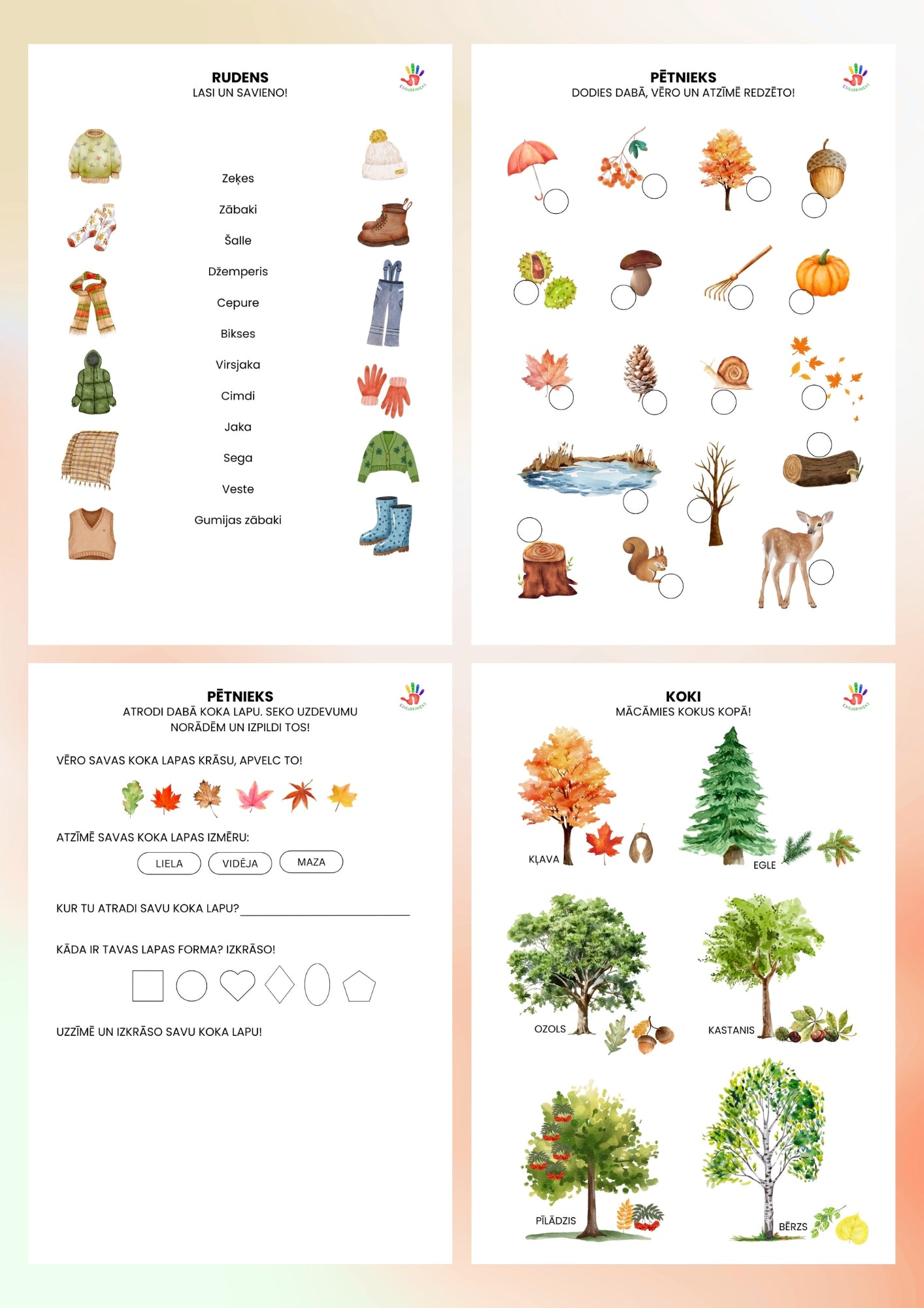 Žurnāls RUDENTIŅŠ BAGĀTS VĪRS 5-7 gadi