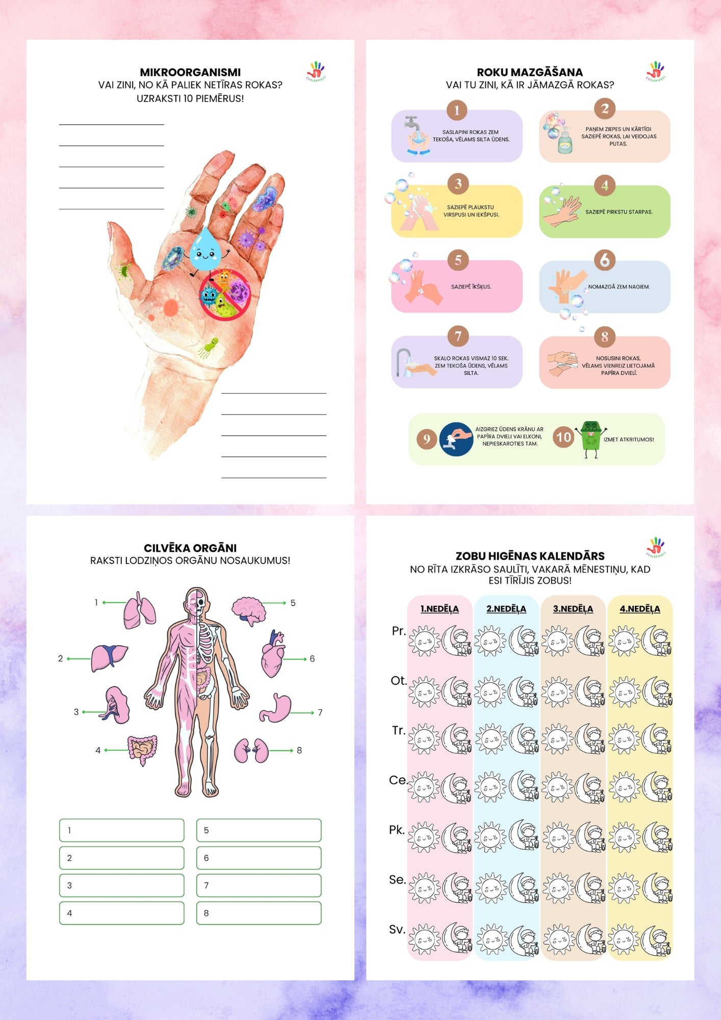 Žurnāls CILVĒKA ĶERMENIS UN HIGIĒNA (4-7 gadi)