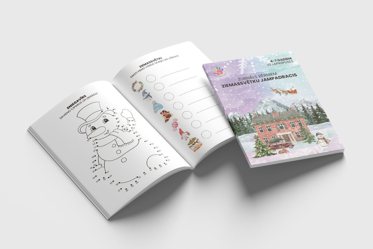 Žurnāls ZIEMASSVĒTKU JAMPADRACIS 4-7 gadi