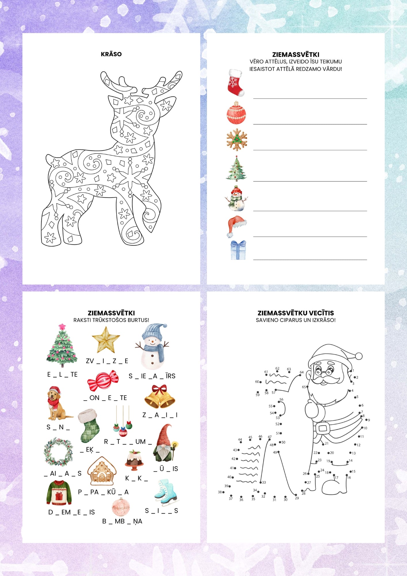 Žurnāls ZIEMASSVĒTKU JAMPADRACIS 4-7 gadi