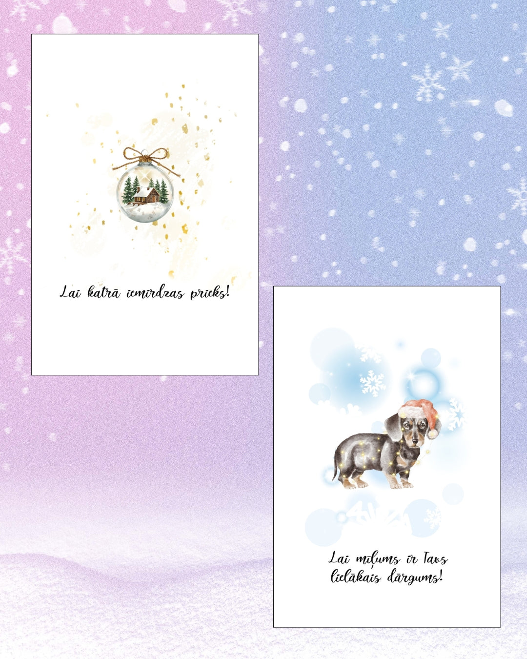 ZIEMASSVĒTKU KARTIŅU KOMPLEKTS 10 GB.