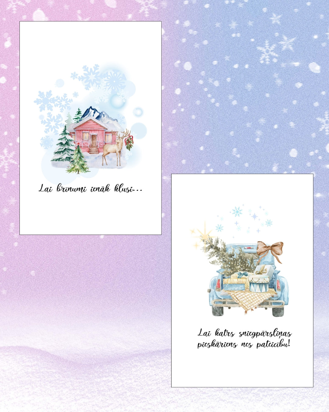 ZIEMASSVĒTKU KARTIŅU KOMPLEKTS 10 GB.