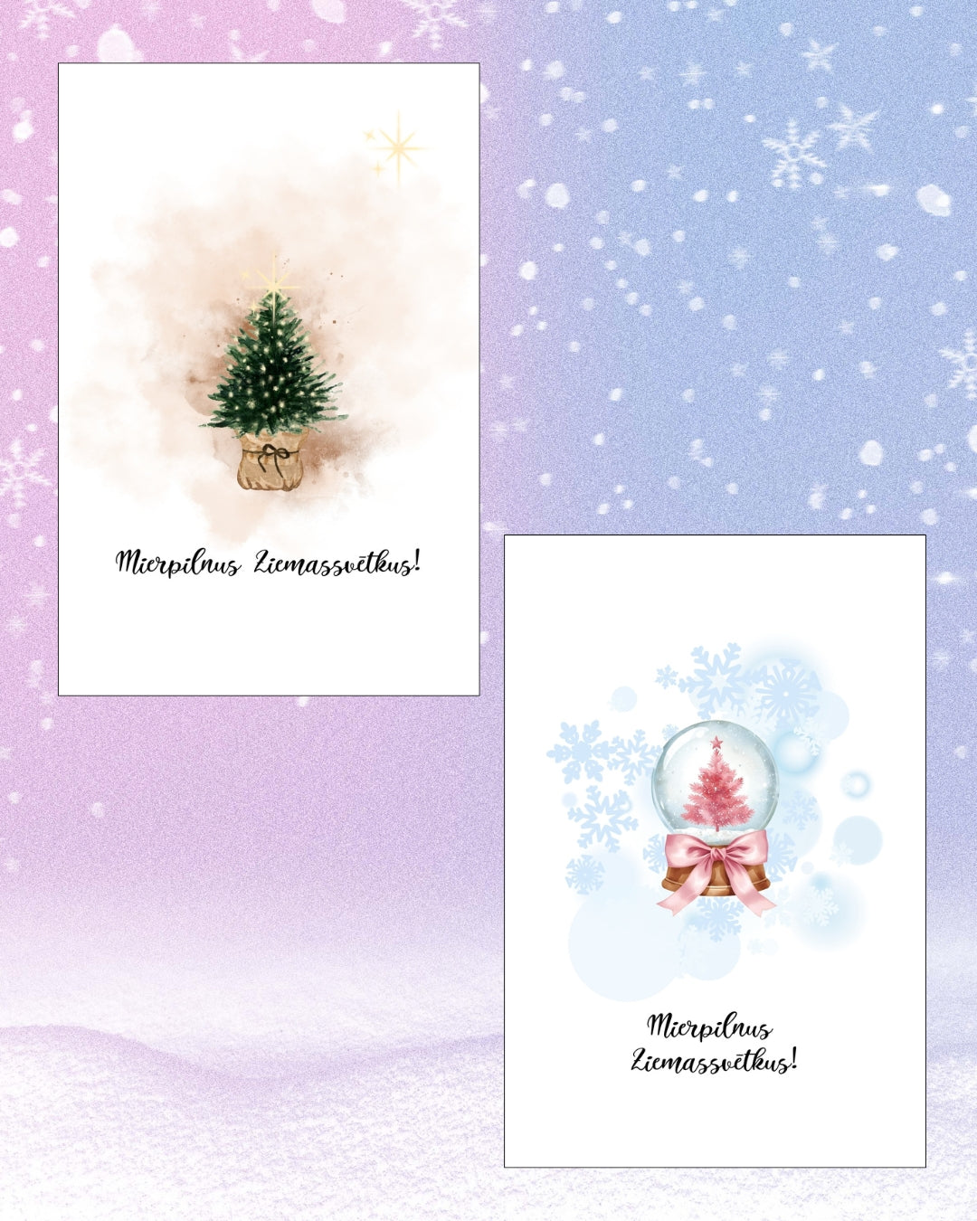 ZIEMASSVĒTKU KARTIŅU KOMPLEKTS 10 GB.