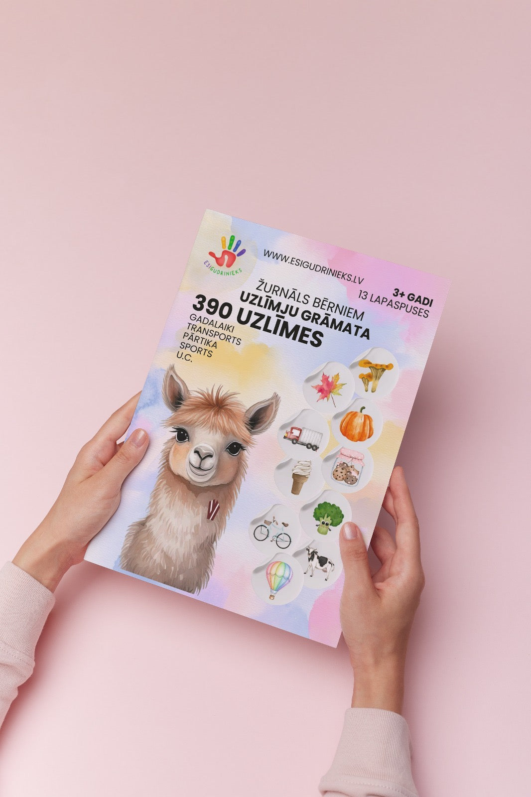 Žurnāls UZLĪMJU GRĀMATA 3+ gadi