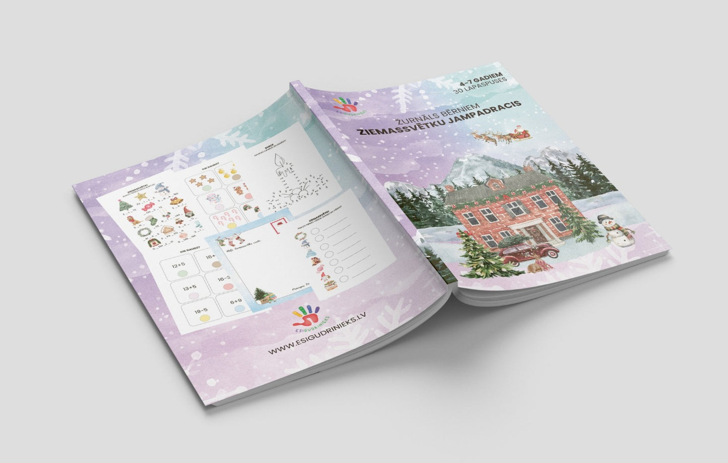 Žurnāls ZIEMASSVĒTKU JAMPADRACIS 4-7 gadi