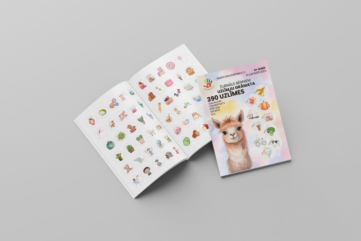 Žurnāls UZLĪMJU GRĀMATA 3+ gadi