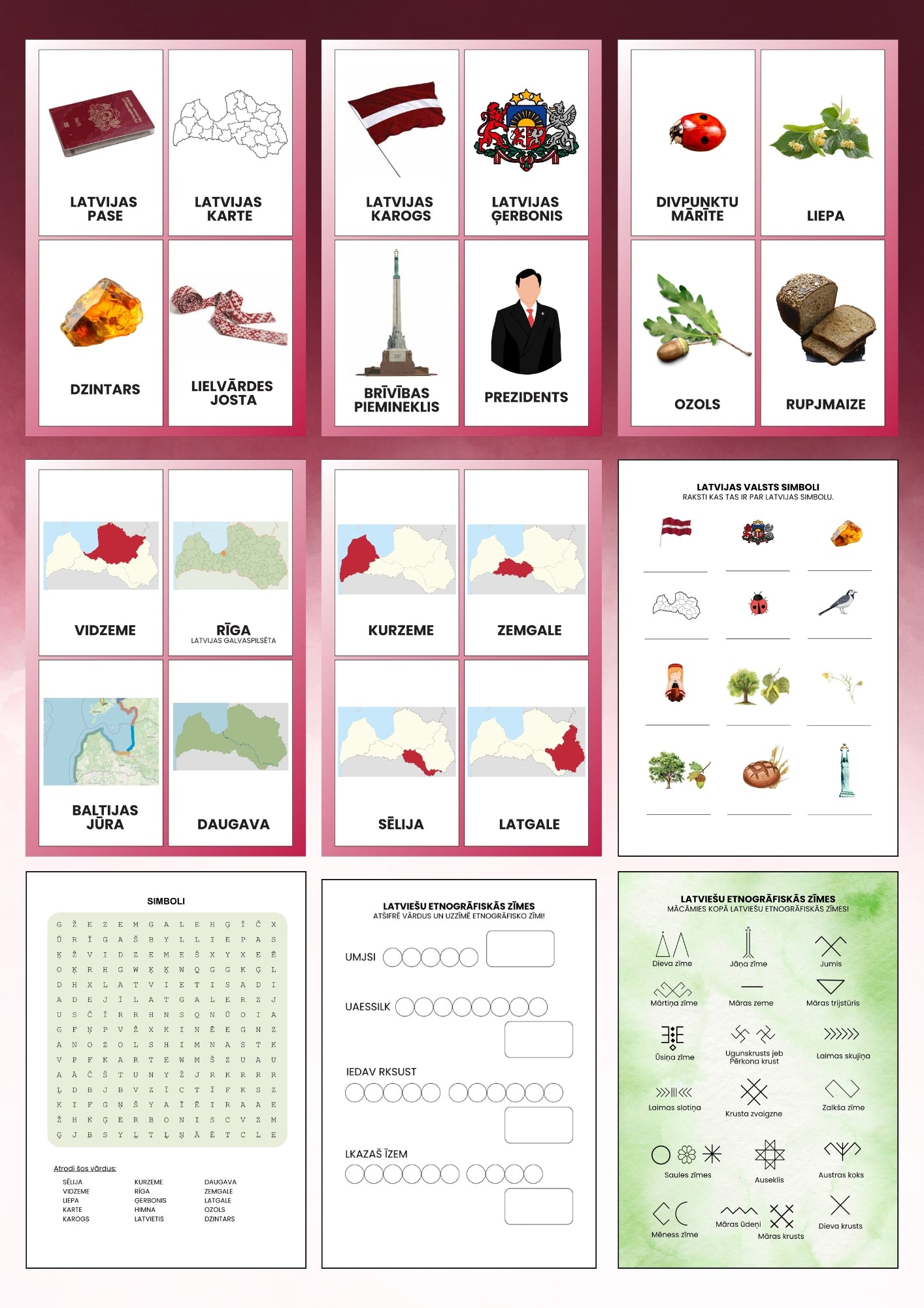 Žurnāls IEPAZĪSTI LATVIJU 5-7 gadi