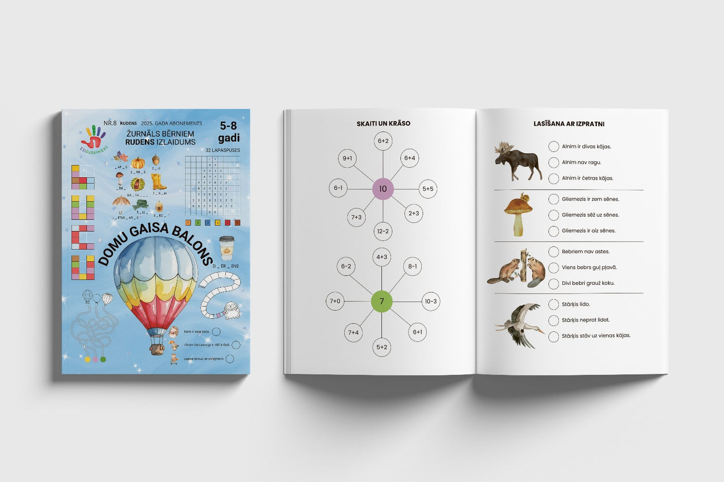 Žurnāls DOMU GAISA BALONS 5-8 gadiem