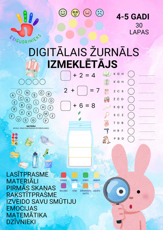 Digitālais žurnāls IZMEKLĒTĀJS 4-5 gadi