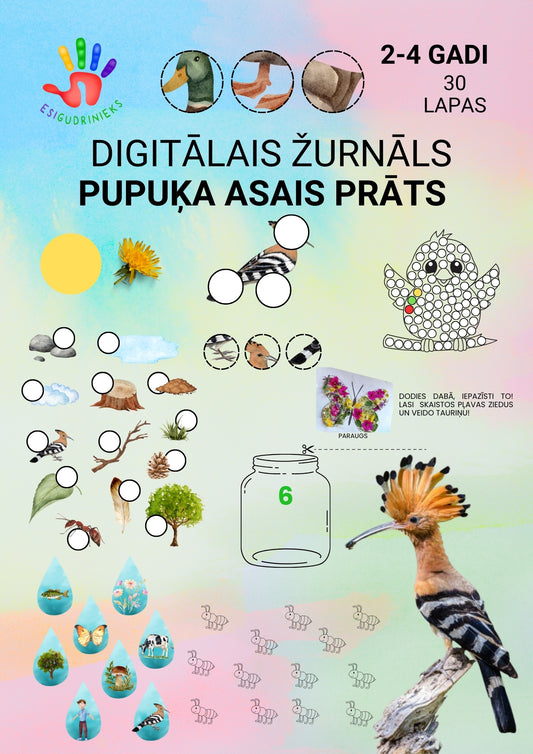 Digitālais žurnāls PUPUĶA ASAIS PRĀTS 2-4 gadi